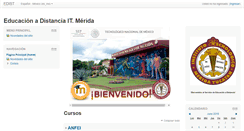 Desktop Screenshot of edist.itmerida.mx