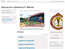 Tablet Screenshot of edist.itmerida.mx